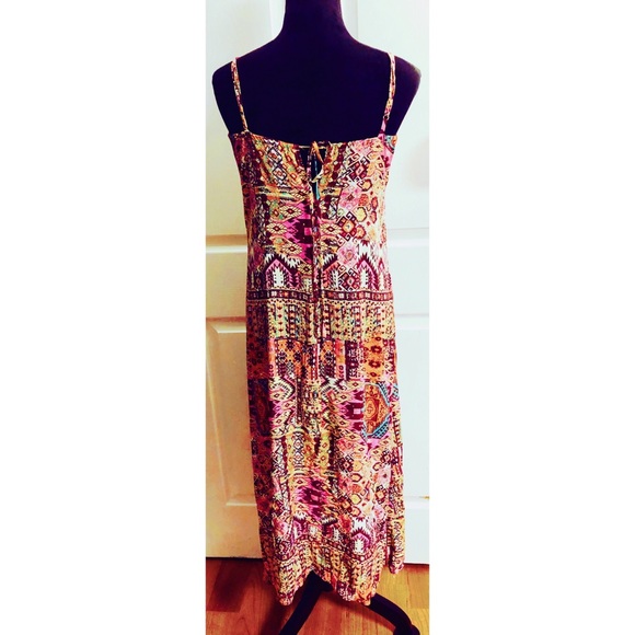 F.L.P. boho spaghetti strap maxi dress - Picture 4 of 5